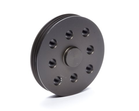 Powermaster Water Pump Pulleys 173 Pulleys, Drive Pulley For Alternator, 3.07 in. Diameter, 3-Groove Serpentine, 0.75 in. Shaft, Chevrolet Small Block, Circle Track, Each thumbnail 2