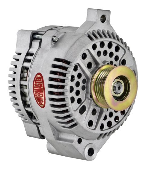 Powermaster Street Alternators for 1994-1997 COUGAR, THUNDERBIRD, 1994-2000 MUSTANG - 47771 Alternator, Internal Regulator, 200 Amp, Natural, Ford, Mercury, Each thumbnail 2