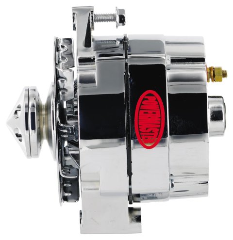 Powermaster Street Alternators 37294 Alternator, Internal Regulator, 150 Amp, Chrome Plated, Buick, Oldsmobile, Pontiac, Chevy, GMC, Each thumbnail 3