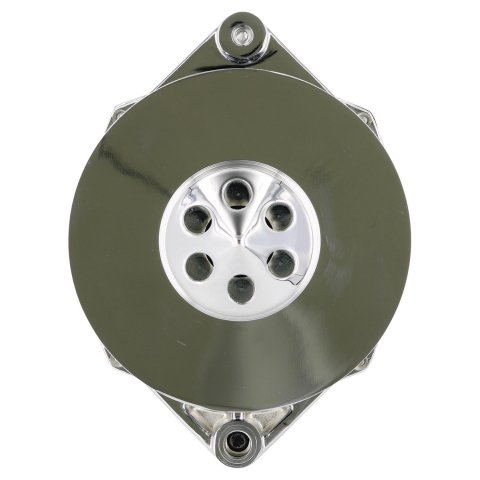 Powermaster Street Alternators 37294 Alternator, Internal Regulator, 150 Amp, Chrome Plated, Buick, Oldsmobile, Pontiac, Chevy, GMC, Each thumbnail 3