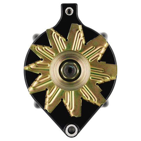 Powermaster Race Alternators 8-57100 Alternator, Internal Regulator, 100 Amp, Black, Ford, Mercury, Jeep, Each thumbnail 1