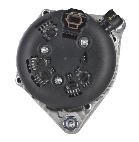 Powermaster High-Amp Alternators for 2011-2017 MUSTANG - 41625 Alternator, High-Amp, 245 amp, 12 V, Serpentine, Natural, Finish, Denso Case, Internal Regulator, Ford, Modular V8, Each thumbnail 4