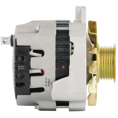 Powermaster Street Alternators 47861 Alternator, Internal Regulator, 140 Amp, Natural, Left Offset, Chevy, GMC, Pontiac, Each thumbnail 4