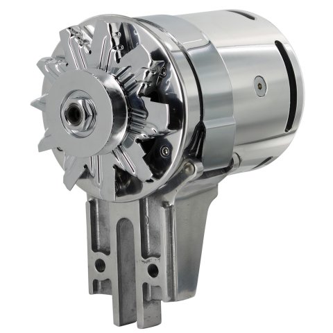 Powermaster PowerGEN Alternators 282021 Alternator, PowerGEN, Internal Regulator, 90 Amp, 12 V, Polished, Each thumbnail 3