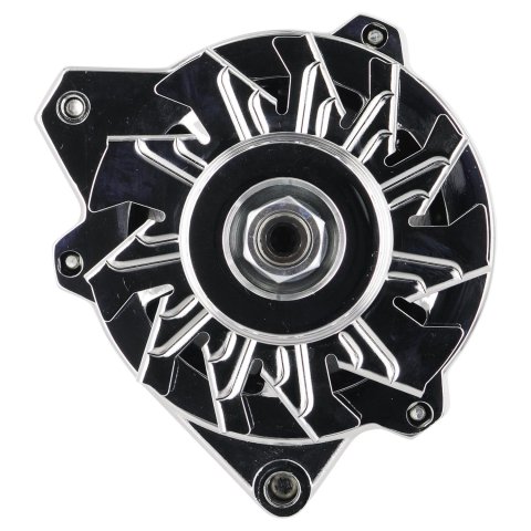 Powermaster Street Alternators 378611 Alternator, Internal Regulator, 140 Amp, Chrome Plated, Chevy, GMC, Pontiac, Each thumbnail 4