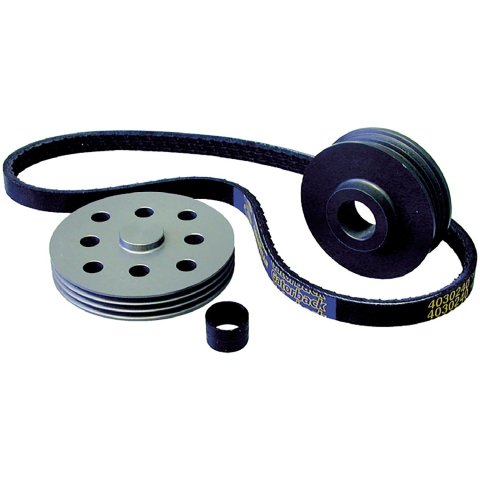 Powermaster Pulley Kits 170 Alternator Pulley; Water Pump Drive System; Comes w/Serpentine Pulleys And 24 in. Belt thumbnail 2