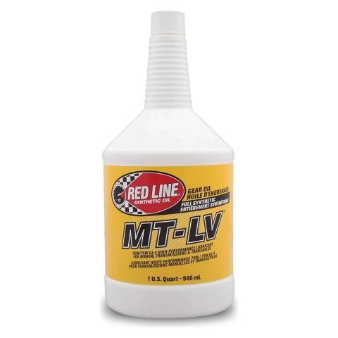 70W75 Red Line MTLV GL-4 Gear Oil 50604 Oil, GL-4, Synthetic, 70W75, Limited Slip Additive, 1 qt., Each thumbnail 1