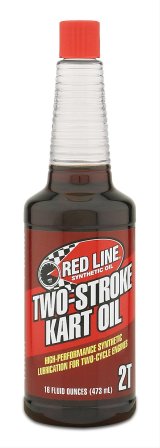 Red Line 2-Cycle Kart Oil 40403 Motor Oil, Kart, Synthetic, 16 oz., Each thumbnail 1