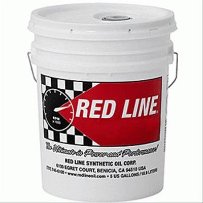 75W90 Red Line Heavy ShockProof Gear Oil 58206 Lube, Oil, 75W90, Synthetic, 5 Gallon, Each thumbnail 1