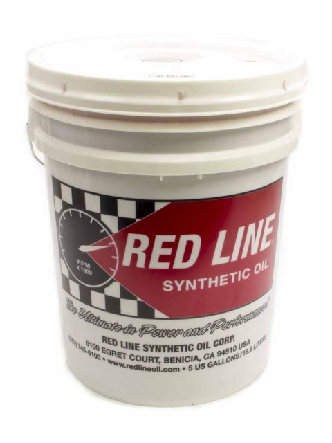 75W90 Red Line Heavy ShockProof Gear Oil 58206 Lube, Oil, 75W90, Synthetic, 5 Gallon, Each thumbnail 2