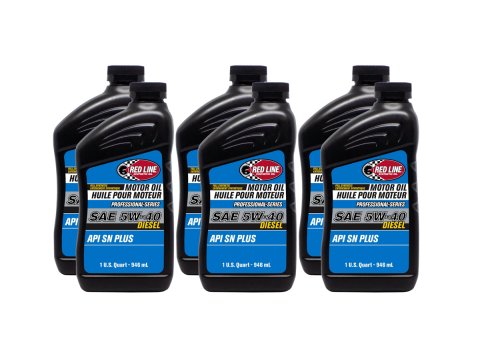 5w40 Red Line Professional Series Motor Oil 12714 Engine Oil, Series, 5W40, Synthetic, CK-4 API Rating, Diesel, 1 qt., Each thumbnail 2