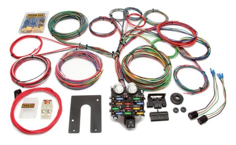 Painless Performance 21-Circuit Universal Truck Harnesses 10104 Wiring Harness, 21-Circuit, Dash Ignition, Front Fuse Block, Spade Fuse, Extra Long Harness, Universal, Kit thumbnail 2