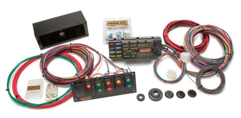 Painless Performance 10-Circuit Race Only Switch and Harness Wiring Kits 50005 Harness, Drag Race, 10-Circuit, Dash Ignition, Front Mount Fuse Block, 6 Panel, Universal, Kit thumbnail 2