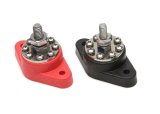 Painless Performance 8-Point Distribution Blocks 80116 Electrical Junction, Block, Plastic, Black, Red, Pair thumbnail 2