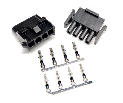 Painless Performance Connectors 40008 Wiring Connector, Quick Connect, 4-pin, Kit