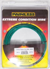 Painless Performance Extreme Condition Bulk Wire 70804 Electrical Wire, Condition, 14-Gauge, 50 ft. Long, Green, Each thumbnail 2