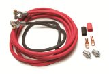 Painless Performance Battery Cable Kits 40100 Cables, Silicone, 1-Gauge, 15 ft. Red, 3 ft. Black, 2 Ring Terminals, 2 Side Post Adapters, Kit thumbnail 1