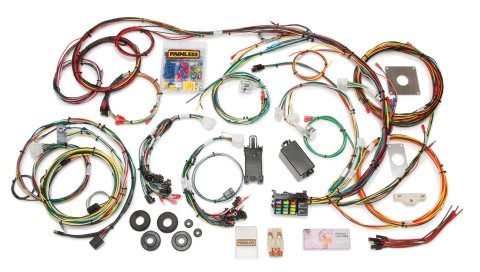 Painless Performance 22-Circuit 1965-66 Mustang Chassis Harnesses for 1965-1966 MUSTANG - 20120 Wiring Harness, 22-Circuit, Dash Ignition, Front Mount Fuse Block, Spade Fuse, Ford, Kit thumbnail 1