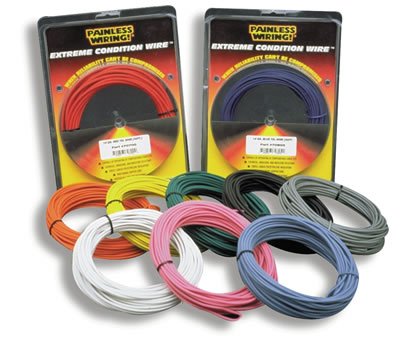 Painless Performance Extreme Condition Bulk Wire 70700 Electrical Wire, Condition, 10-Gauge, 25 ft. Long, Red, Each thumbnail 2