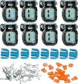 Painless Performance Fuel Injector Wiring Connectors 60131 Connector, Female, EV6/USCar, Kit thumbnail 2