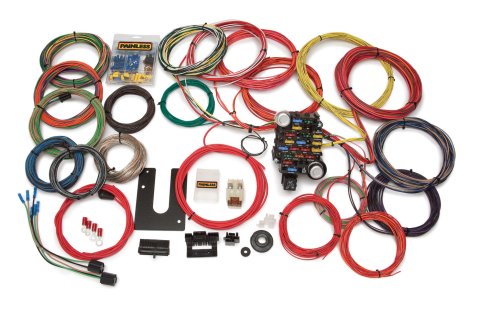 Painless Performance 28-Circuit Trunk-Mount Chassis Harnesses 10220 Wiring Harness, 28-Circuit, Dash Ignition, Rear Mount Fuse Block, Spade Fuse, Universal, Kit thumbnail 2