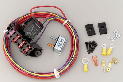 Painless Performance CirKit Boss Auxiliary Fuse Block/3-Circuit Kits (3 Ignition 12 V) 70113 Block, 3-Circuit, Universal, Kit thumbnail 1