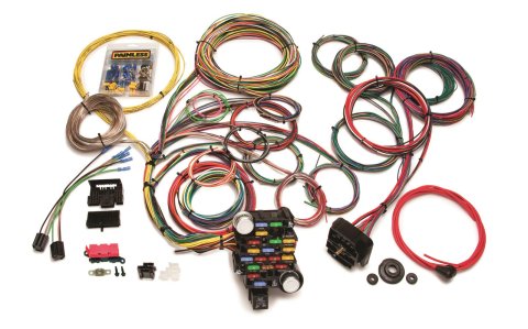 Painless Performance 28-Circuit Universal Muscle Car Harnesses 20104 Wiring Harness, 28-Circuit, Dash Ignition, Front Fuse Block, Spade Fuse, Extra-Long Harness, Universal, Kit thumbnail 1