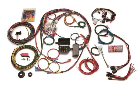 Painless Performance 22-Circuit 1967-68 Mustang Chassis Harnesses for 1967-1968 MUSTANG - 20121 Wiring Harness, 22-Circuit, Dash Ignition, Front Mount Fuse Block, Spade Fuse, Ford, Kit thumbnail 1