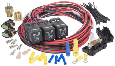 Painless Performance Dual Activation Electric Fan Relay Kits 30116 Control/Relay Kit, Fans, 195 Degrees on, 185 Degrees Off., Kit thumbnail 1