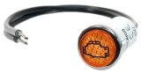Painless Performance Warning Lights 80207 Light, Performance, Amber Lens, Silver Housing, 0.500 in. Diameter, Each thumbnail 2