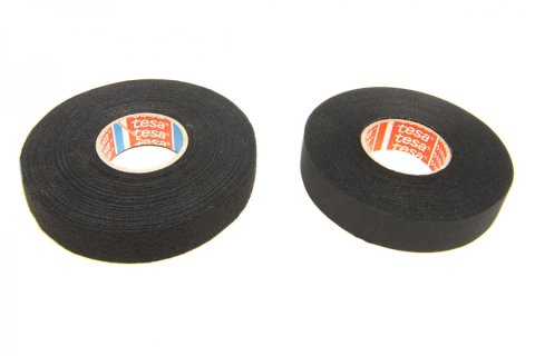 Painless Performance Fleece Anti-Abrasion High Heat Tape Combo 72020 Tape, Heat/Fleece, Wire Harness Loom Tape, Black, 0.75 in. Width, 25 ft. Length, Pair thumbnail 2