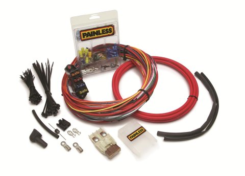 Painless Performance C.S.I. Universal Weatherproof Engine Harnesses 30830 Wiring Harness, Engine, Weather-Proof, Non-EFI, Accepts Spade Type Fuses, Kit