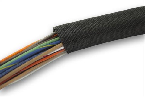 Painless Performance ClassicBraid Wire Wrap 70958 Wrap, ClassicBraid, Black, 0.500 in. Diameter, 10 ft. Length, Each