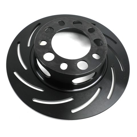 Strange Pro Race Steel Front Brake Kits B4110WC Disc Kit, Front, Drum to Disc, Slotted Rotors, 4-Piston Calipers, Buick, Chevy, Oldsmobile, Pontiac, Kit thumbnail 2