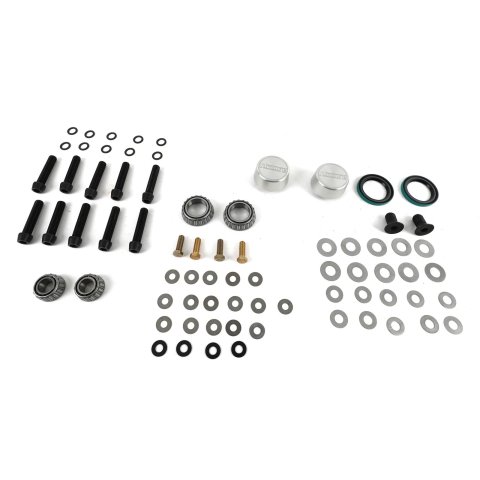 Strange Pro Race Steel Front Brake Kits B4110WC Disc Kit, Front, Drum to Disc, Slotted Rotors, 4-Piston Calipers, Buick, Chevy, Oldsmobile, Pontiac, Kit thumbnail 4