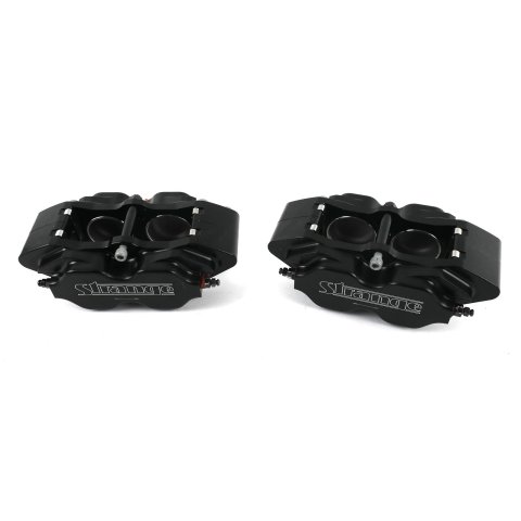 Strange Pro Race Steel Front Brake Kits B4110WC Disc Kit, Front, Drum to Disc, Slotted Rotors, 4-Piston Calipers, Buick, Chevy, Oldsmobile, Pontiac, Kit thumbnail 5