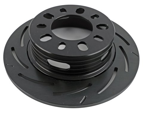 Strange Slotted Rotors B2794L Brake Rotor, 2-piece, Surface, Steel, Black Zinc Plated, 11.25 in. O.D., Driver Side Rear, Each thumbnail 2