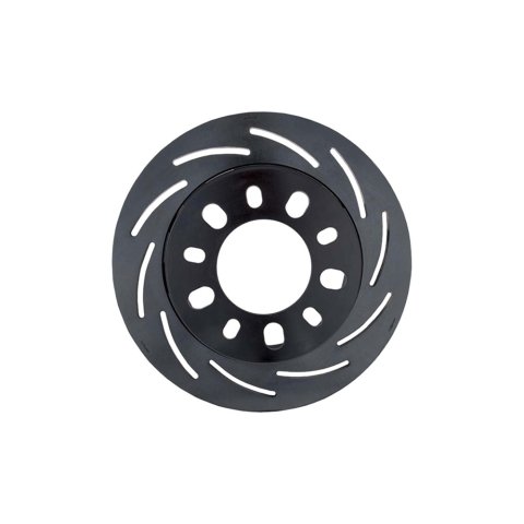 Strange Slotted Rotors B2794R Brake Rotor, 2-piece, Surface, Steel, Black Zinc Plated, 11.25 in. O.D., Passenger Side Rear, Each thumbnail 2