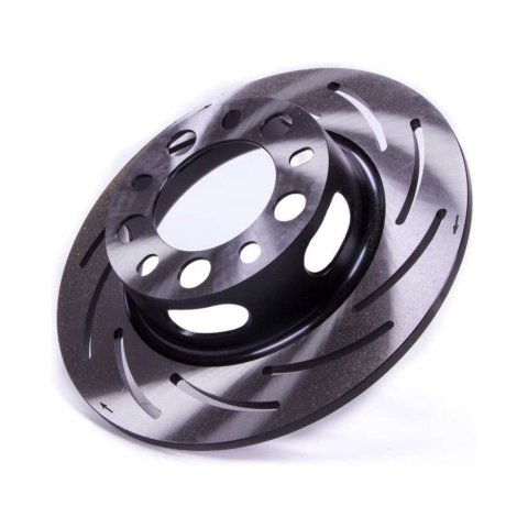 Strange Slotted Rotors B2795 Brake Rotor, 11.25 in., Tapered, Slotted, Black, Passenger Side, Each thumbnail 2
