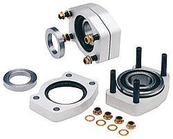 Strange C-Clip Eliminators A1090 Eliminator, Billet Aluminum, Axles, Drum Brake, Ford, 8.8 in., Kit thumbnail 3