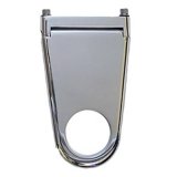 Borgeson Solid-Style Column Drops 911205 Steering Mount, Aluminum, Polished, 2.00 in. Diameter, 5.0 in. Drop, Each thumbnail 1