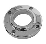 Borgeson Steering Column Split Swivel Floor Mounts 909008 Mount, Floor, Swivel, Aluminum, Polished, 2.00 in. Diameter, Each thumbnail 4
