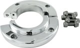 Borgeson Steering Column Split Swivel Floor Mounts 909008 Mount, Floor, Swivel, Aluminum, Polished, 2.00 in. Diameter, Each thumbnail 5