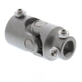 Borgeson Universal Steering U-Joints 114349 Joint, Stainless Steel, Natural, 1 in. 48-Spline, 3/4 in. DD, Each thumbnail 1