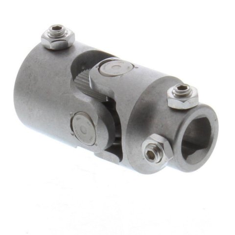 Borgeson Universal Steering U-Joints 114349 Joint, Stainless Steel, Natural, 1 in. 48-Spline, 3/4 in. DD, Each
