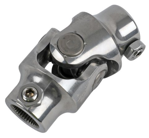 Borgeson Universal Steering U-Joints 123434 Joint, Stainless Steel, Polished, 3/4 in. 36-Spline, 3/4 in. 36-Spline, Each