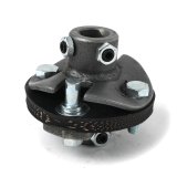 Borgeson Universal Rag Joints 055049 Steering Coupler, Joint, 18mm DD, 3/4 in. DD, Steel, Natural, Each thumbnail 3