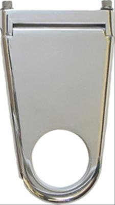 Borgeson Open-Style Column Drops 913224 Steering Mount, Open-Style, 4 in. Drop, Aluminum, Polished, Hinged, for 2.25 in. Diameter, Each
