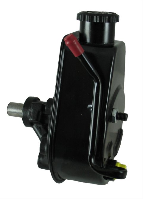 Borgeson Jeep Power Steering Pumps 800326 P/S Pump, Jeep, Saginaw Self Contained Style, Black Reservoir