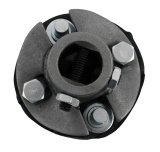 Borgeson Universal Rag Joints 052552 Steering Coupler, Joint, 11/16 in. 36-Spline, 1 in. DD, Steel, Natural, Each thumbnail 1